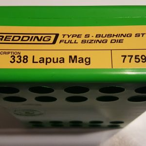 77594 Redding Type-S Full Length Bushing Size Die 338 Lapua Magnum