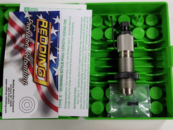 77759 Redding CUSTOM Type-S Full Length Bushing Size Die 6.5 X 55 Imp 40*