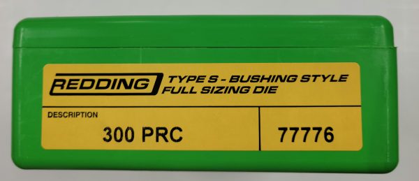 77776 Redding Type-S FL Bushing Size Die 300 PRC