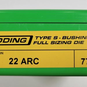 77963 Redding Type-S Full Length Bushing Die 22 ARC