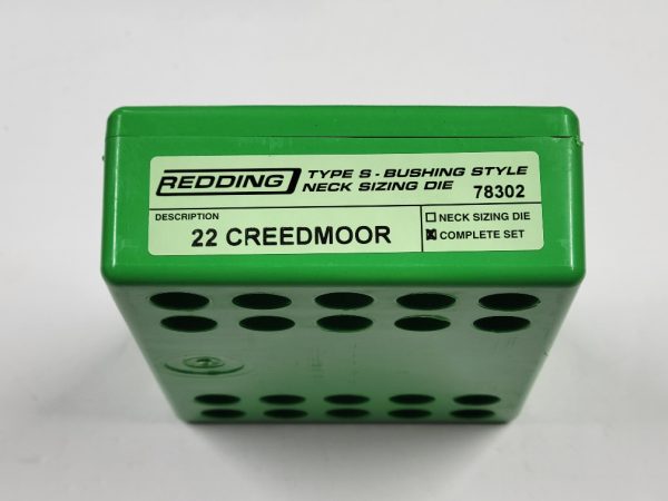78302 Redding 3-Die Type-S Die Set 22 Creedmoor