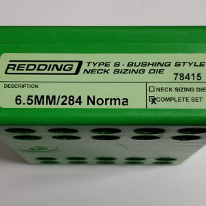 78415 Redding 3-Die Type-S Die Set 6.5/284 Norma