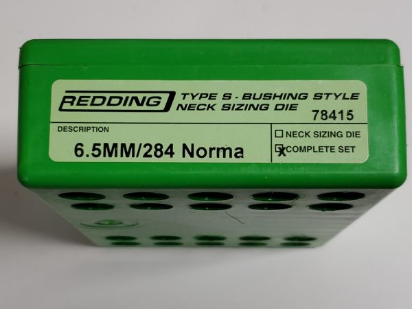 78415 Redding 3-Die Type-S Die Set 6.5/284 Norma