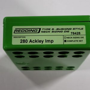 78428 Redding 3-Die Type-S Die Set 280 Ackley Improved AI