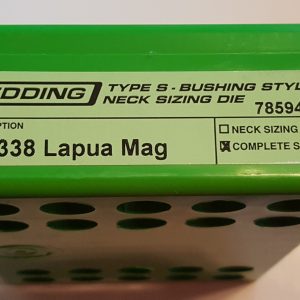 78594 Redding 3-Die Type-S Die Set 338 Lapua Magnum
