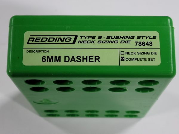 78648 Redding 3-Die Type-S Die Set 6mm Dasher - Image 3