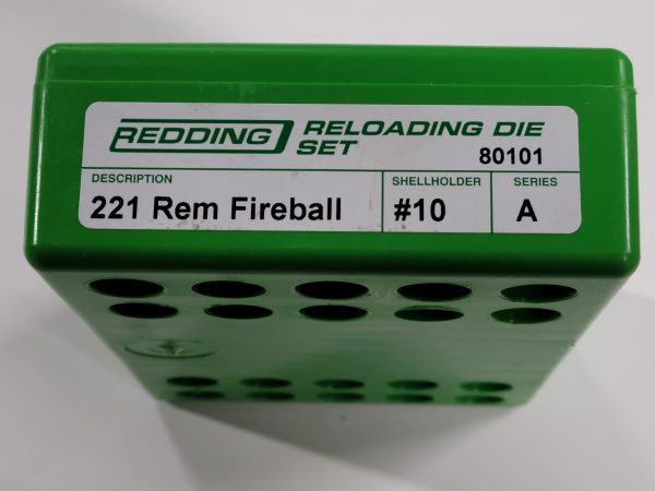 80101 Redding 2-Die Full Length Die Set 221 Fireball