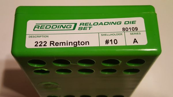 80109 Redding 2-Die Full Length Die Set 222 Remington - Image 2