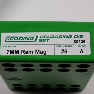 80136 Redding 2-Die Full Length Die Set 7mm Remington Magnum