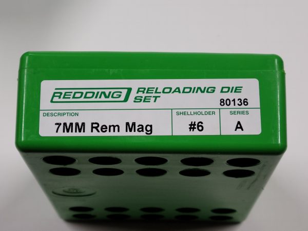 80136 Redding 2-Die Full Length Die Set 7mm Remington Magnum