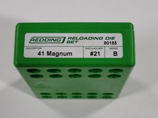 80185 Redding 3-Die Full Length Die Set 41 Magnum