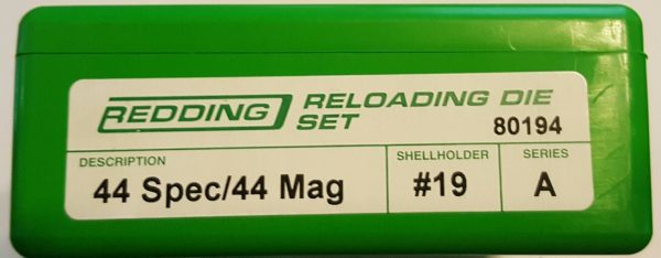 80194 Redding 3-Die Straight Wall FL Die St 44 Special Magnum