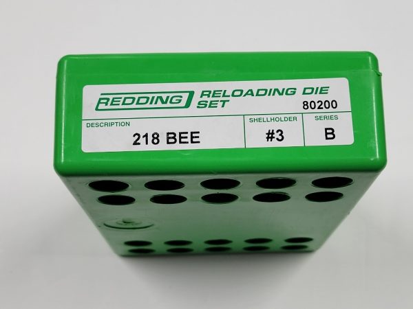 80200 Redding 2-Die Full Length Die Set 218 Bee