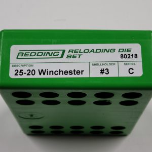 80218 Redding 2-Die Full Length Fireball Die Set 25-20 Win 25WCF