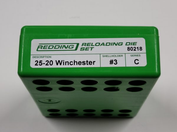 80218 Redding 2-Die Full Length Fireball Die Set 25-20 Win 25WCF