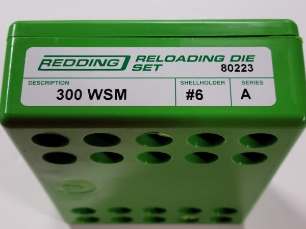 80223 Redding 2-Die Full Length Die Set 300 WSM