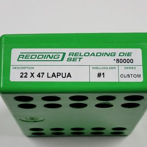 80xxx CUSTOM Series Redding Bottleneck Full Length Die Set 22 x 47L Lapua