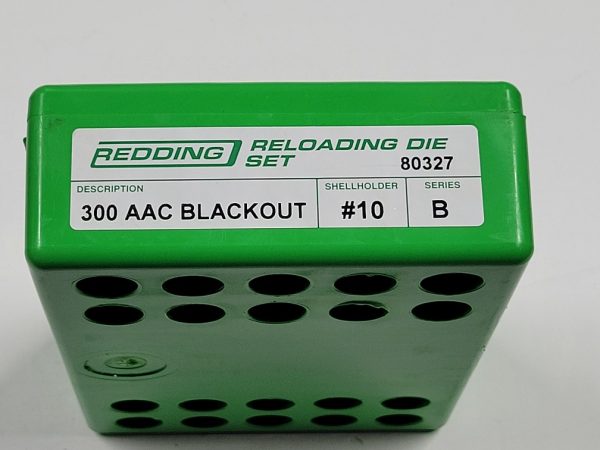 80327 Redding 2-Die Full Length Die Set 300 AAC Blackout