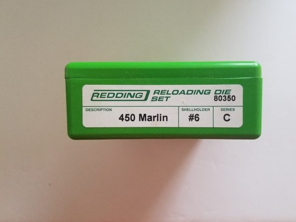 80350 Redding 3-Die Full Length Die Set 450 Marlin - Image 2