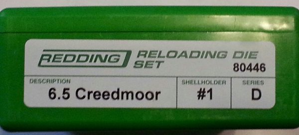 80446 Redding 2-Die Full Length Die Set 6.5 Creedmoor