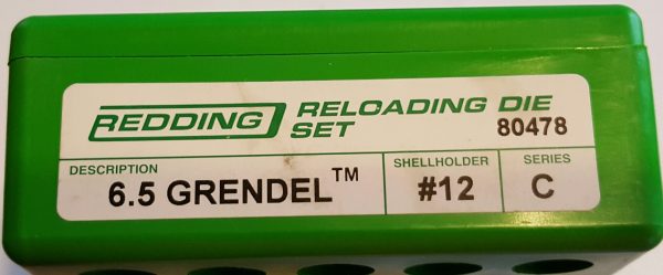 80478 Redding 2-Die Full Length Die Set 6.5 GRENDEL