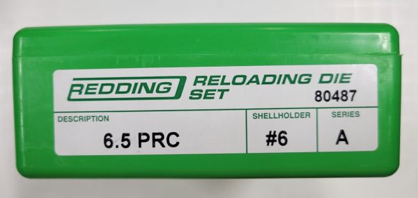 80487 Redding 2-Die Full Length Die Set 6.5 PRC