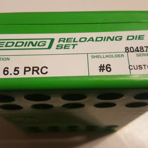 80487 Redding 2-Die Full Length Die Set 6.5 PRC