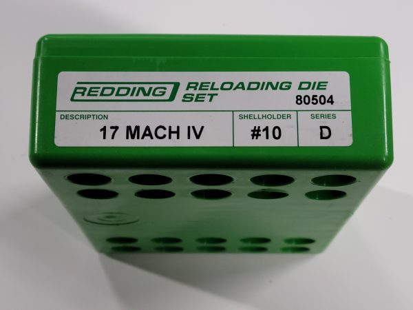 80504 Redding 2-Die Full Length Die Set 17 Mach IV