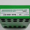 80823 CUSTOM Series Redding Bottleneck Full Length Die Set 338 Weatherby RPM