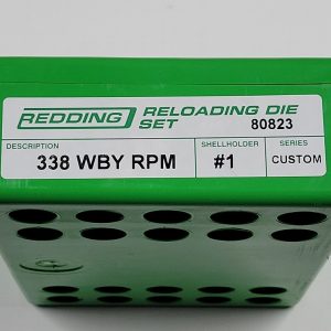 80823 CUSTOM Series Redding Bottleneck Full Length Die Set 338 Weatherby RPM