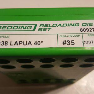 80927 Redding 2-Die Full Length Die Set 338 Lapua 40* Version 2