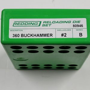 80946 Redding 3-Die Full Length Die Set 360 Buckhammer