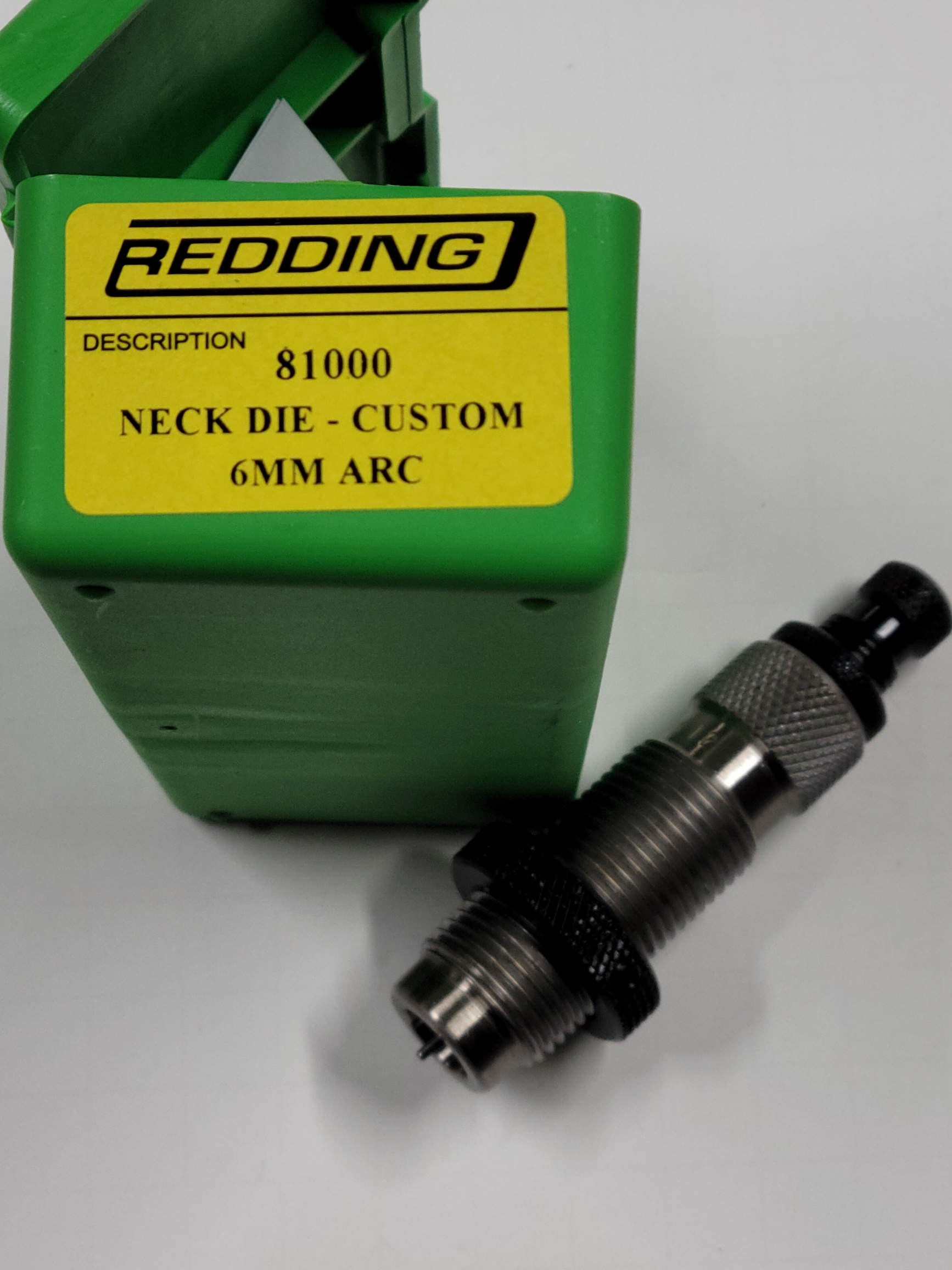 81674 Redding CUSTOM Bottleneck Neck Sizing Die 6 ARC