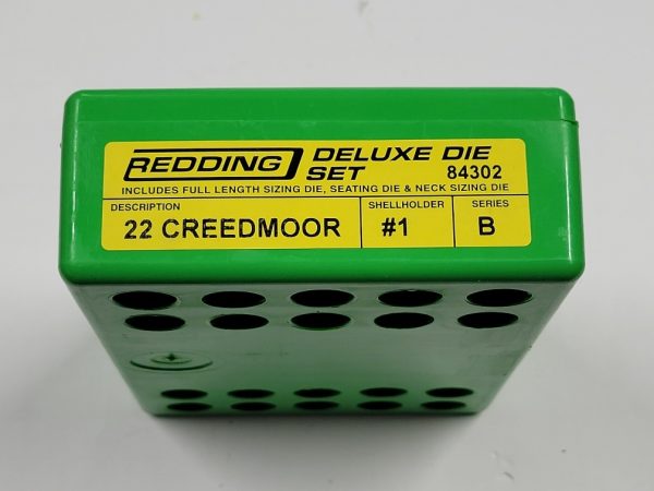 84302 Redding 3-Die Full Length/Neck Die Set 22 Creedmoor