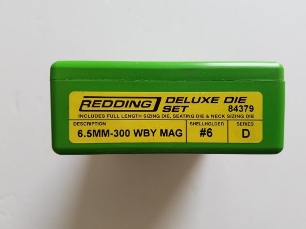 84379 Redding 3-Die Full Length/Neck Set 6.5mm-300 Weatherby Magnum