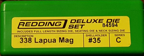 84594 Redding 3-Die Full Length/NeckDie Set 338 Lapua Magnum