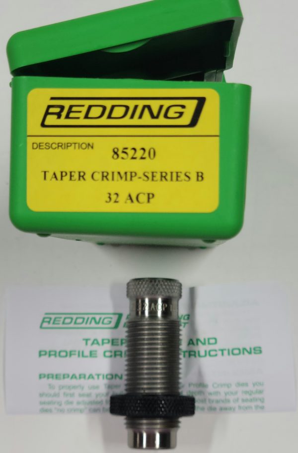 85220 Redding Taper Crimp Die 32 ACP