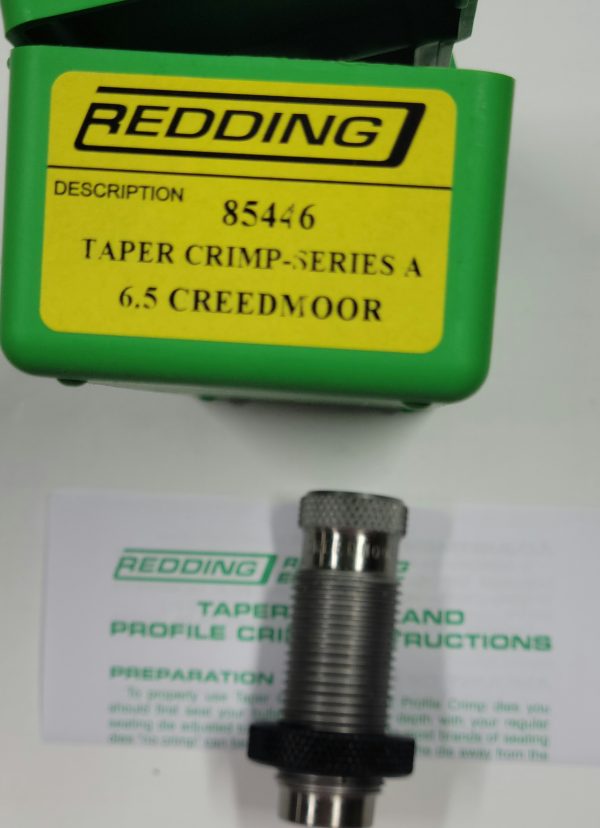 85446 Redding 6.5 Creedmoor Taper Crimp Die