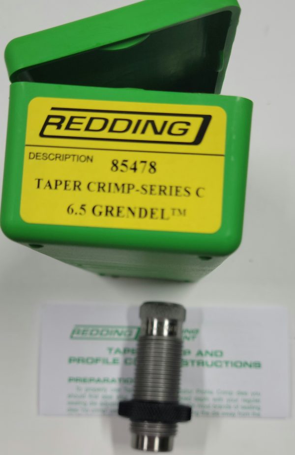 85478 Redding 6.5 GRENDEL Taper Crimp Die