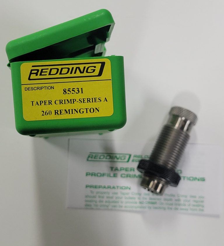85531 Redding Taper Crimp Die 260 Remington – Accurate Arms & Ammo, Inc.