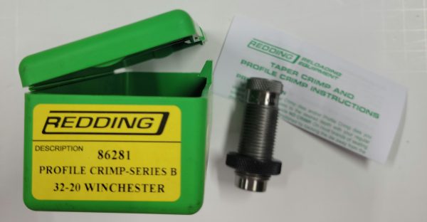86281 Redding Profile Crimp Die 32-20 WCF Winchester