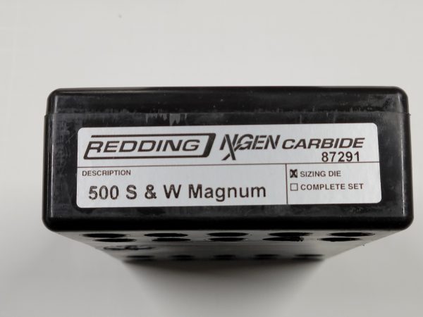 87291 Redding NxGEN Carbide Sizing Die 500 S&W Magnum