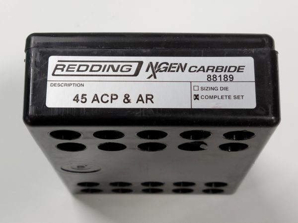 88189 Redding NXGen Carbide 3-Die Set 45acp / Auto Rim