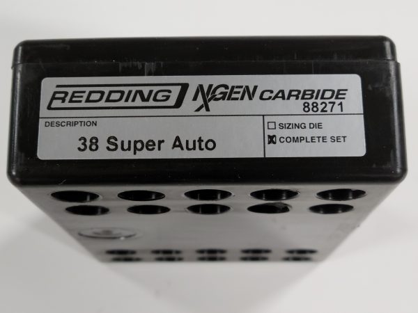 88271 Redding NXGen Carbide 3-Die Set 38 Super Auto