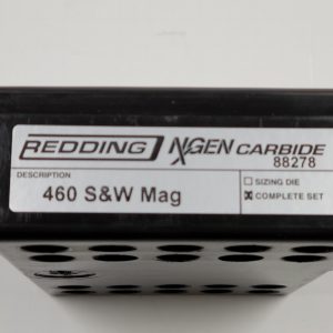 88278 Redding NxGen Carbide 3-Die Set 460 S&W Magnum