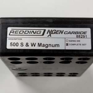 88291 Redding NxGen Carbide 3-Die Set 500 S&W Magnum