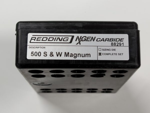 88291 Redding NxGen Carbide 3-Die Set 500 S&W Magnum