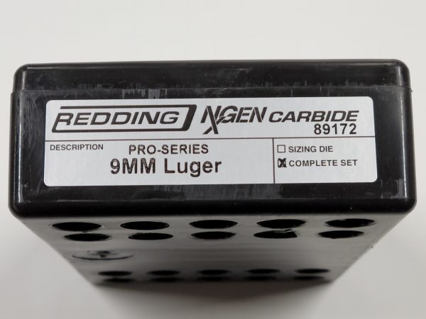 89172 Redding NxGEN Carbide PRO SERIES Die Set 9mm Luger