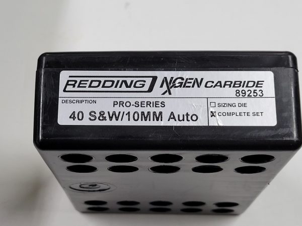 89253 Redding NxGEN Carbide PRO SERIES Die Set 40S&W 10mm Auto