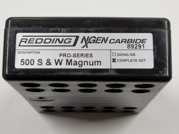 89291 Redding NXGen Carbide PRO SERIES Die Set 500 S&W Magnum